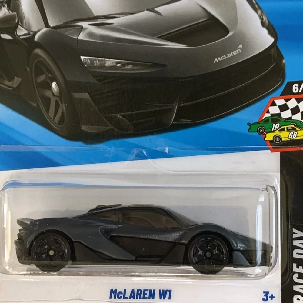 Hot Wheels Black McLaren W1 Toy Car Race Day Mattel HotWheels Racing New 2025